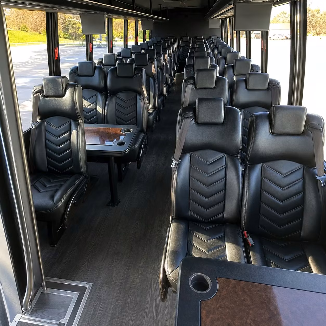 25 passenger minibus inside