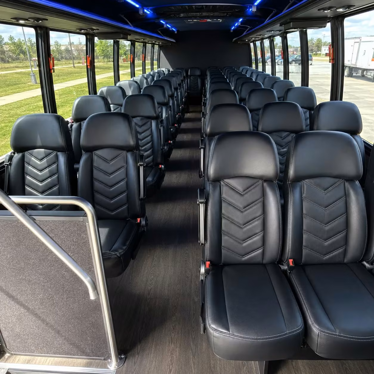 25 passenger minibus interior