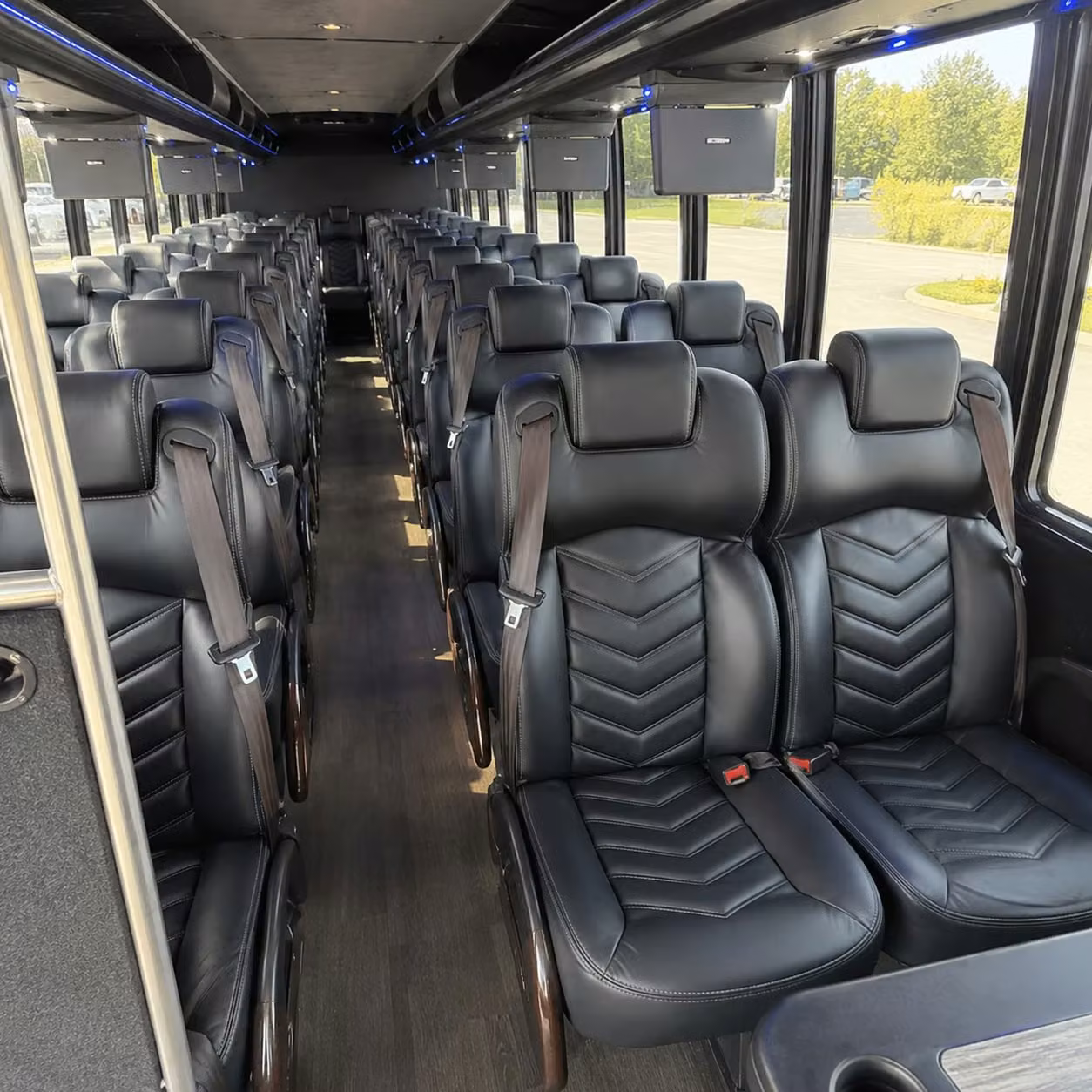 35 passenger minibus inside