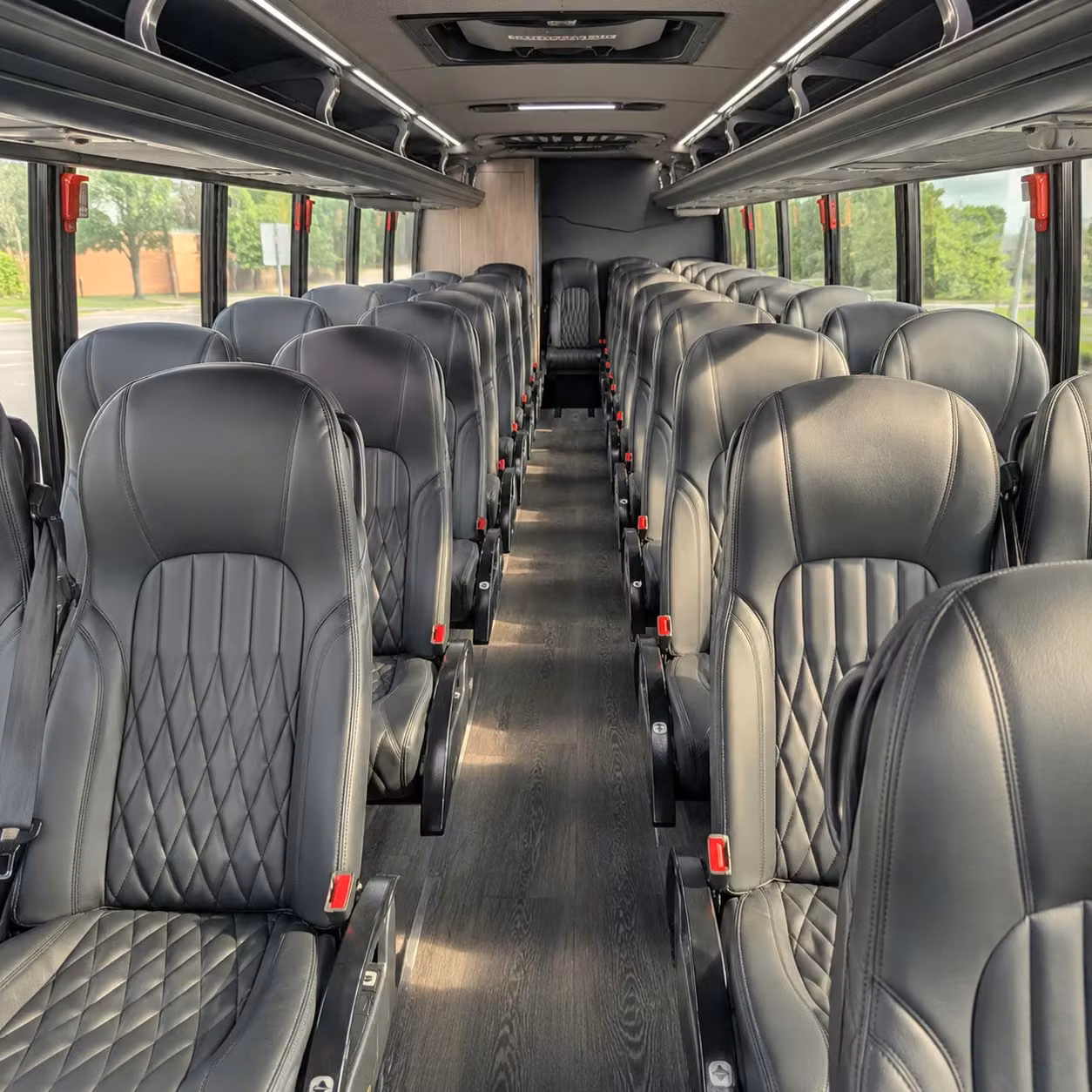 35 passenger minibus interior