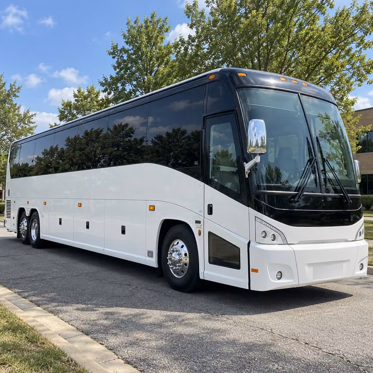 56 passenger charter bus