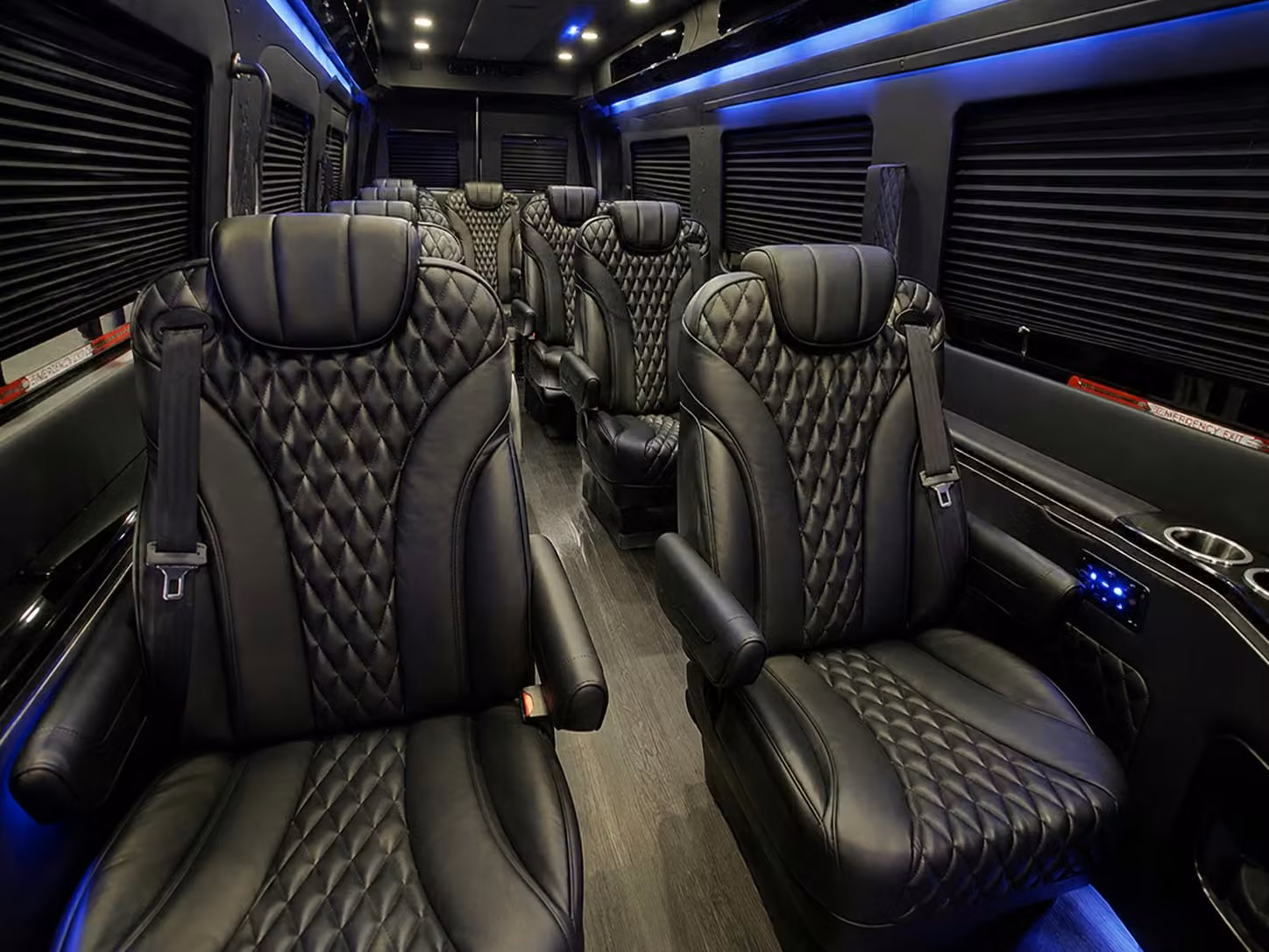 sprinter van with driver inside